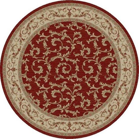 CONCORD GLOBAL 6 ft. 7 in. x 9 ft. 3 in. Jewel Veronica - Red 43906